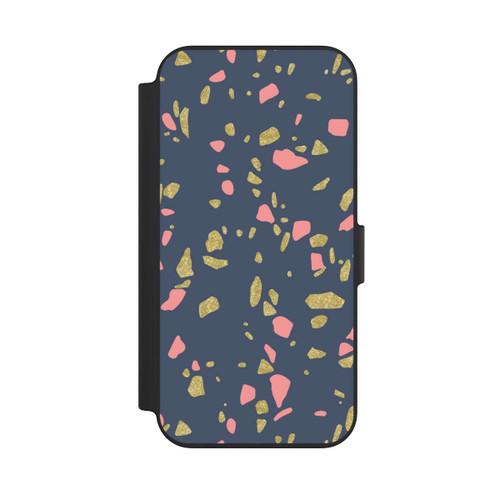 Apple iPhone 13 NIVOflip Terazzo Gold-Optik