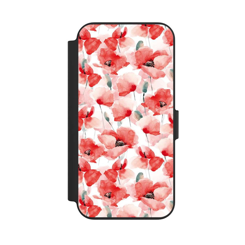 iPhone 13 NIVOflip Mohnblumen Muster