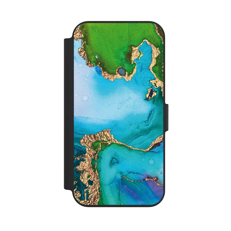 iPhone 13 NIVOflip Colourfull Marble Glitterlook