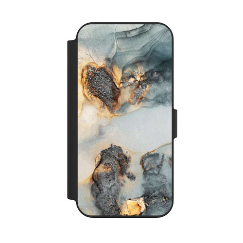 Apple iPhone 13 NIVOflip Flutwellen Golddruck