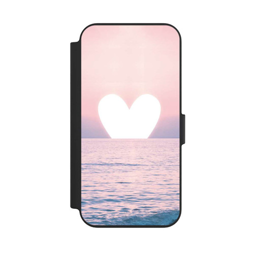 Apple iPhone 13 NIVOflip Herz-Sonnenuntergang