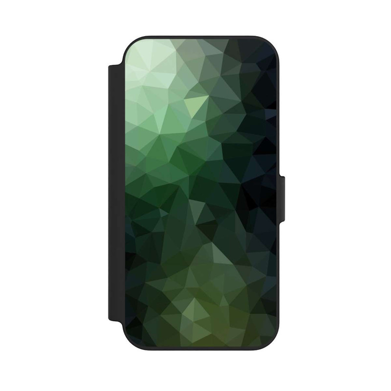 iPhone 13 NIVOflip Polygonal Mosaic Green