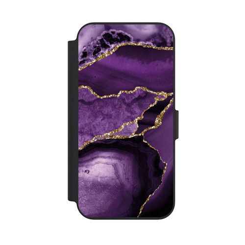Apple iPhone 13 NIVOflip Lila Marmor Landschaft