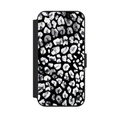 Apple iPhone 13 NIVOflip Monochrome leopard spots