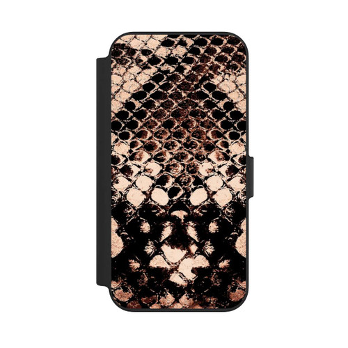 Apple iPhone 13 NIVOflip Rose gold snake print