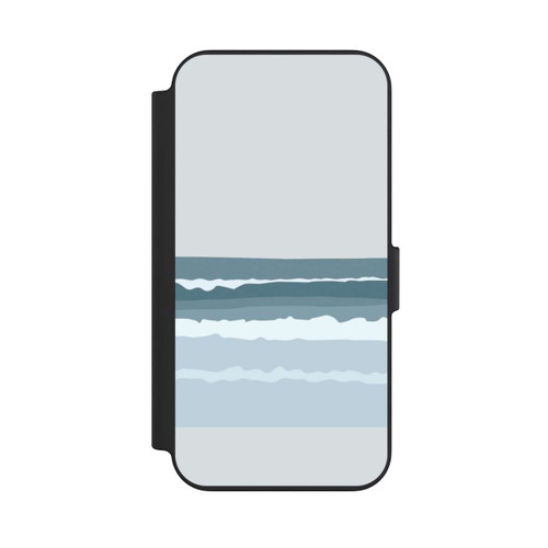 Apple iPhone 13 NIVOflip Abstrakte blaue Wellen