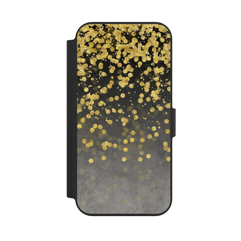 iPhone 13 NIVOflip Pluie glamoureuse dorée