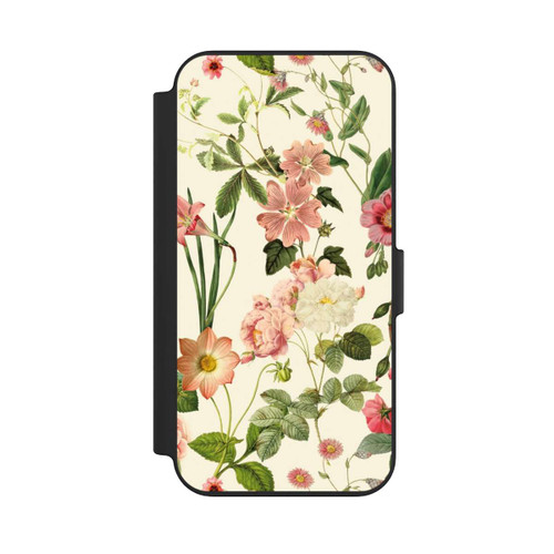Apple iPhone 13 NIVOflip Fleurs sauvages sur jaune clair