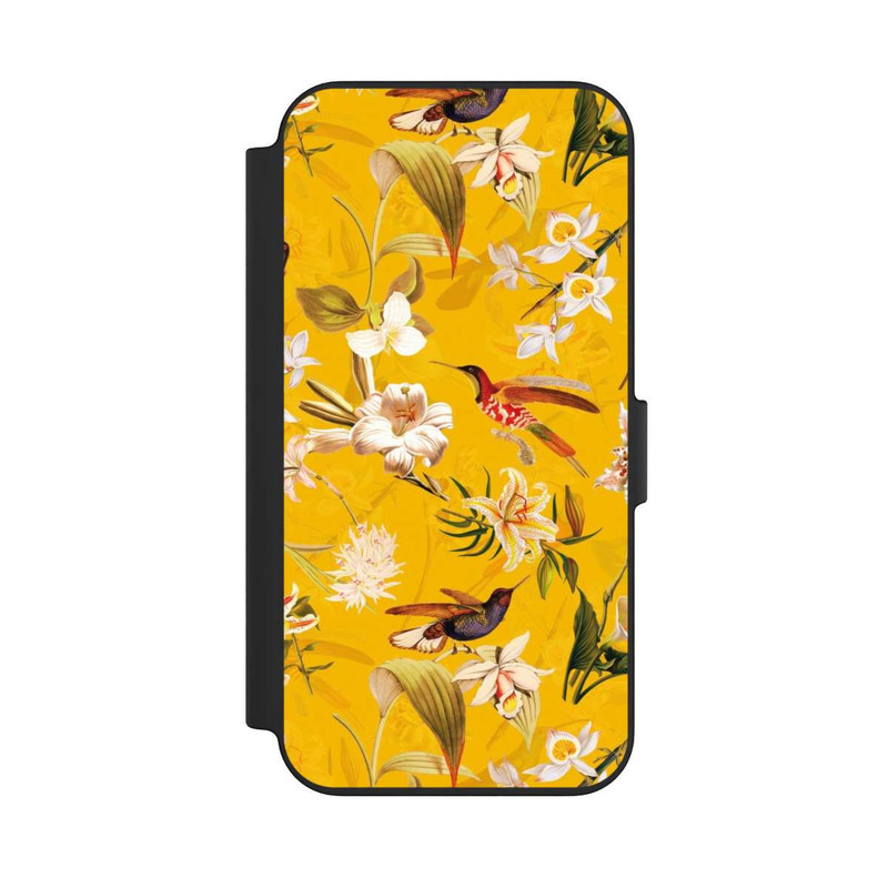 iPhone 13 NIVOflip Motif Colibri Jaune