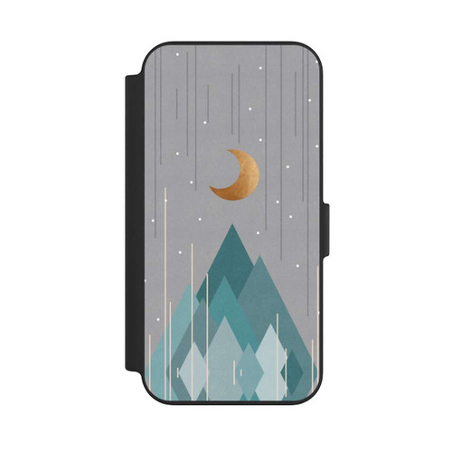 Apple iPhone 13 NIVOflip Moon &amp; Mountains Mint Green