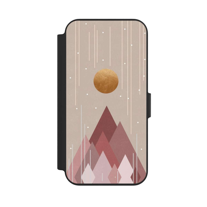 iPhone 13 NIVOflip Sun & Mountains Coral Pink