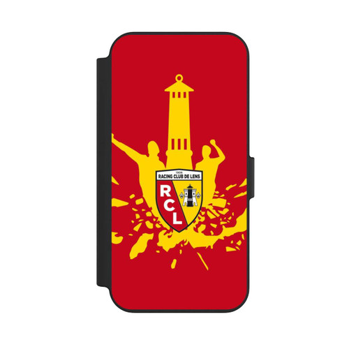 Apple iPhone 13 NIVOflip Tour RCL jaune sur rouge