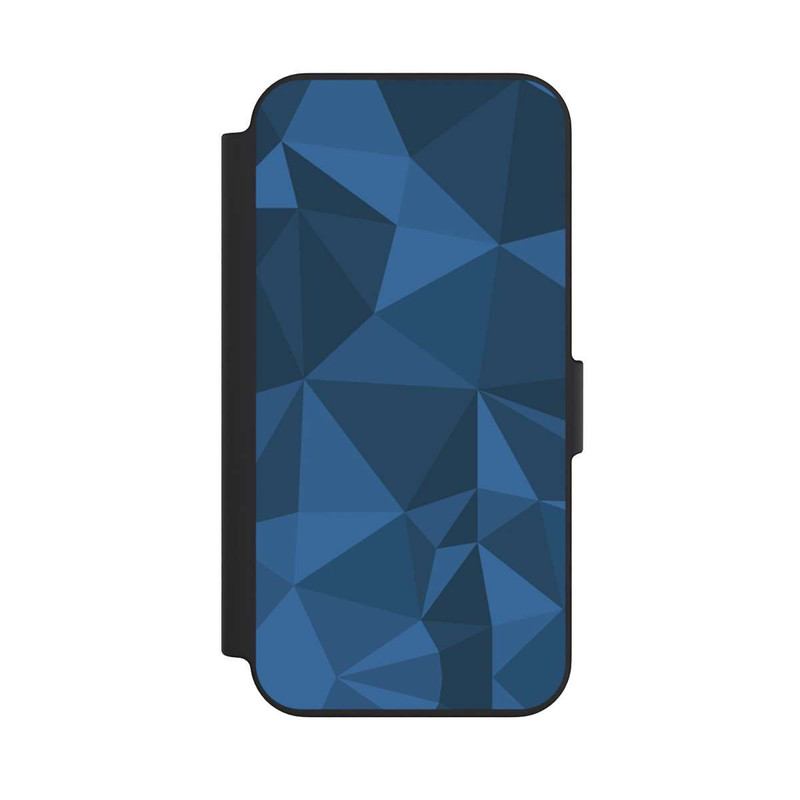 iPhone 13 NIVOflip Polygon Pattern Blue