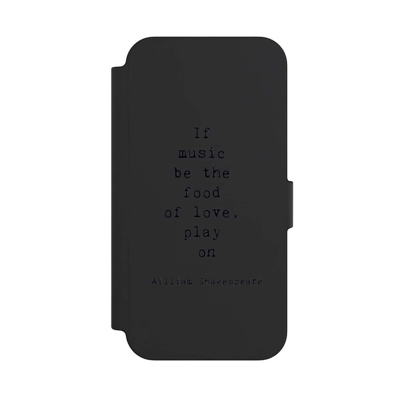 iPhone 13 NIVOflip Shakespeare Music Food Transparent