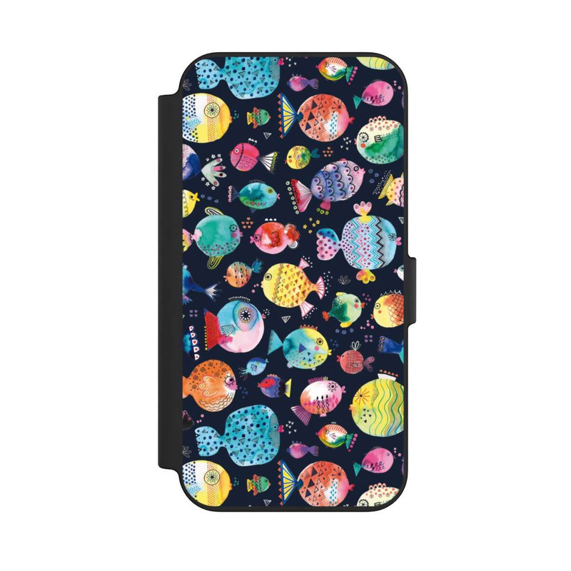 iPhone 13 NIVOflip Plage Puffer poissons Enfant Marine