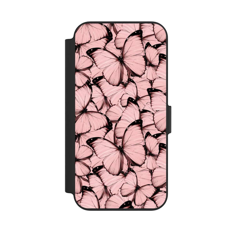 iPhone 13 NIVOflip Rosa Schmetterling-Muster