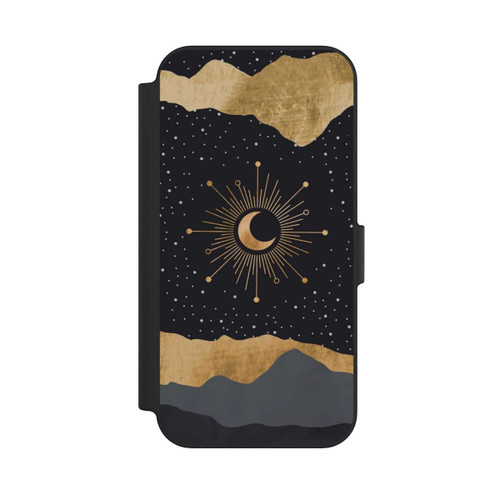 Apple iPhone 13 NIVOflip Sternennacht Gold
