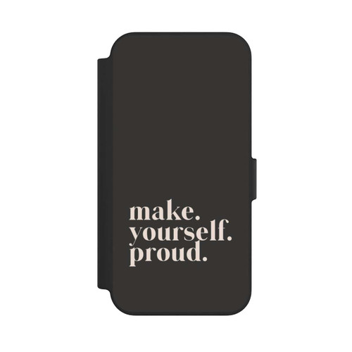 Apple iPhone 13 NIVOflip Make Yourself Proud Quote