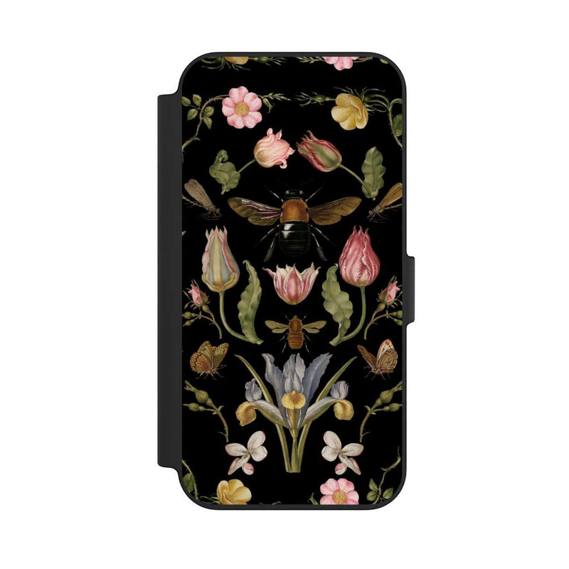 iPhone 13 NIVOflip Wild Flower and Bee Black