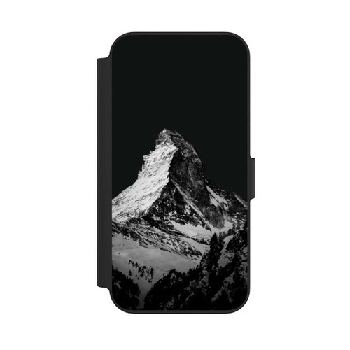 Apple iPhone 13 NIVOflip Snow Capped Mountains grey