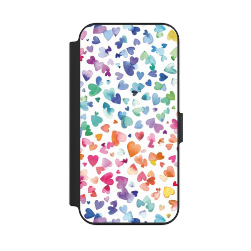 Apple iPhone 13 NIVOflip Liebesherzen aquarell