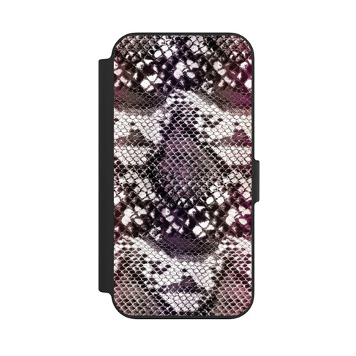 Apple iPhone 13 NIVOflip Burgundy Snake Skin Pattern