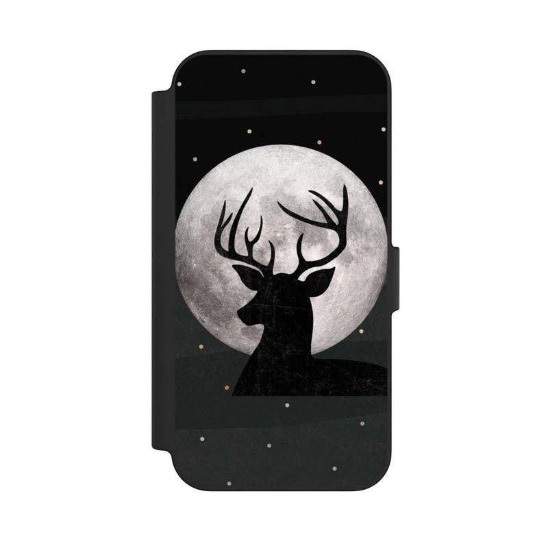 iPhone 13 NIVOflip Deer & Moon Silver