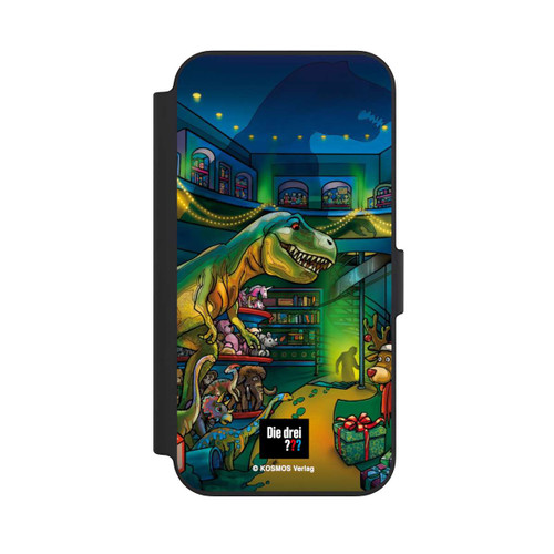 Apple iPhone 13 NIVOflip Die Drei Fragezeichen Dino