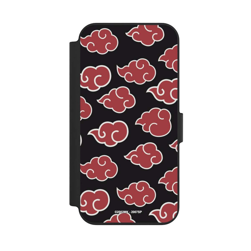 iPhone 13 NIVOflip Akatsuki Pattern Black Big