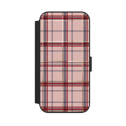 Apple iPhone 13 NIVOflip TARTAN PINK