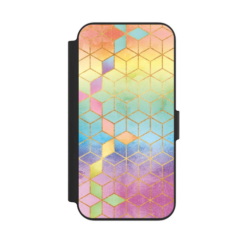 Apple iPhone 13 NIVOflip Regenbogenwürfel