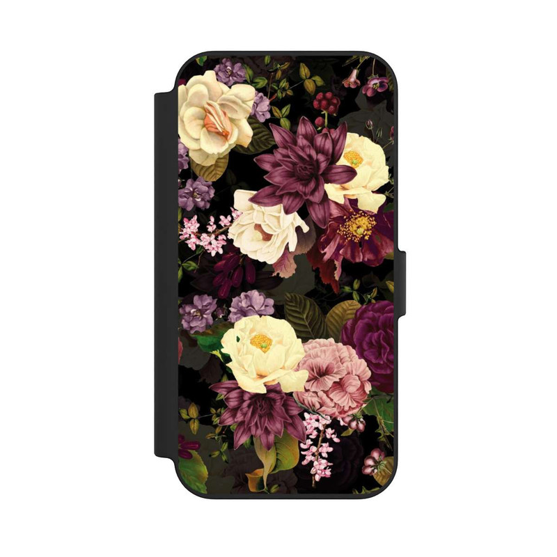 iPhone 13 NIVOflip Fleurs Sombres & Abeilles