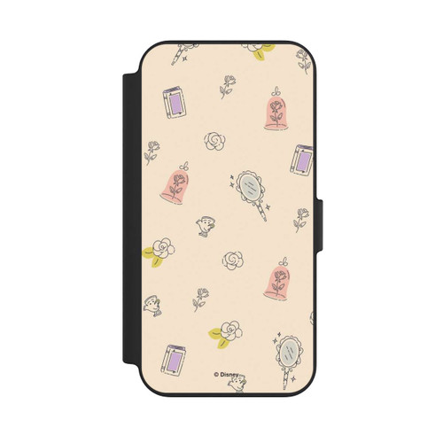 Apple iPhone 13 NIVOflip Princess Accessoires Pattern Beige Disney Princess 