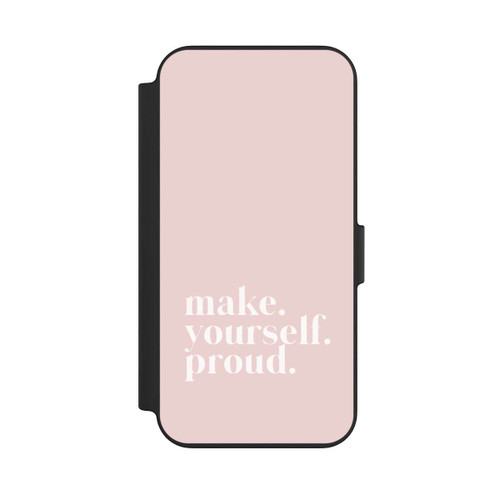 Apple iPhone 13 NIVOflip Make Yourself Proud Zitat - Altrosa