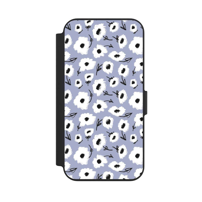 iPhone 13 NIVOflip Pattern Fleurs Lilas