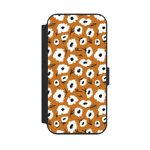 Apple iPhone 13 NIVOflip Pattern Fleurs Ocres
