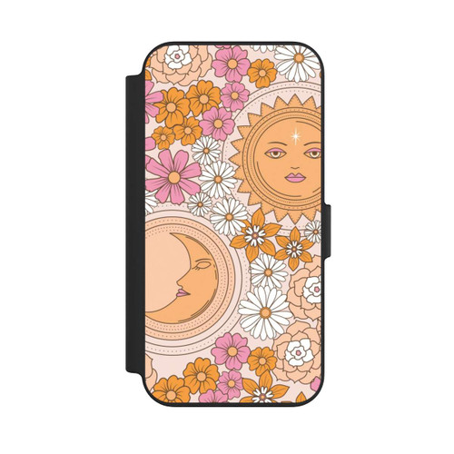 Apple iPhone 13 NIVOflip Mond-Sonne-Blumen