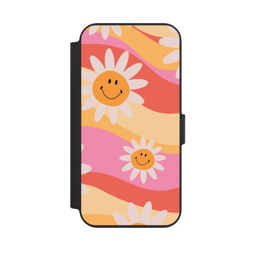 Apple iPhone 13 NIVOflip Retro Smiles Orange Colorful