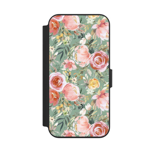 Apple iPhone 13 NIVOflip Bouquet de Pivoines Pastelles