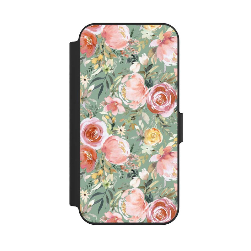 iPhone 13 NIVOflip Bouquet de Pivoines Pastelles