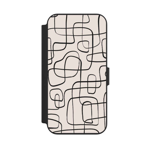 Apple iPhone 13 NIVOflip Lignes Fines Pattern