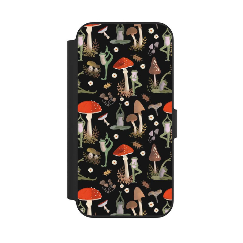 iPhone 13 NIVOflip Grenouilles Yoga & Champignons