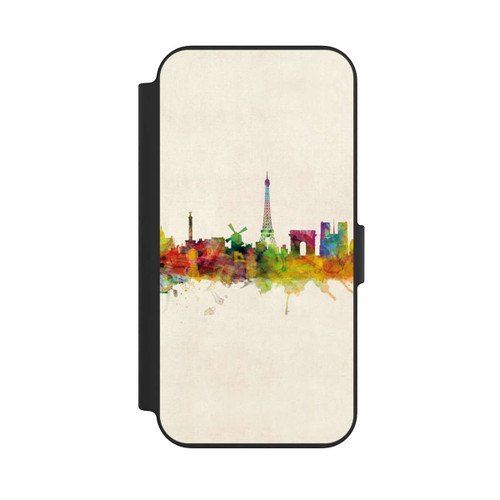 Apple iPhone 13 NIVOflip Paris Skyline Vintage Background