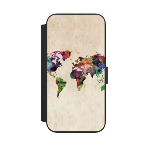 Apple iPhone 13 NIVOflip World Map by Michael Tompsett