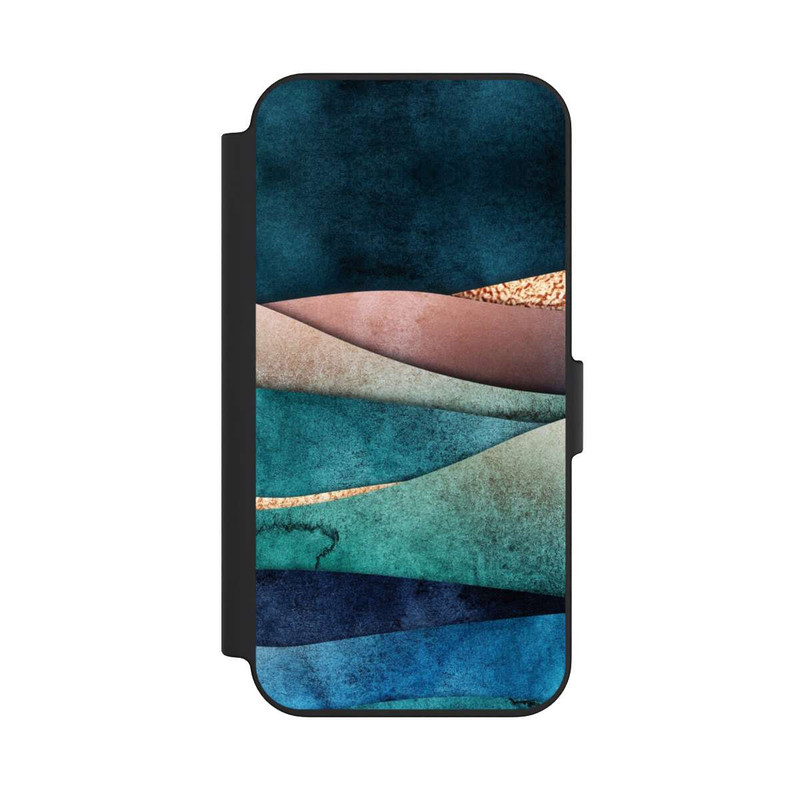 iPhone 13 NIVOflip Blue-gold waves