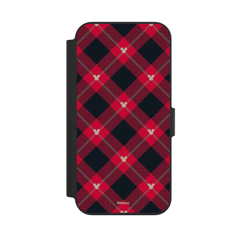 iPhone 13 NIVOflip Mickey Weihnachtsmuster Rot