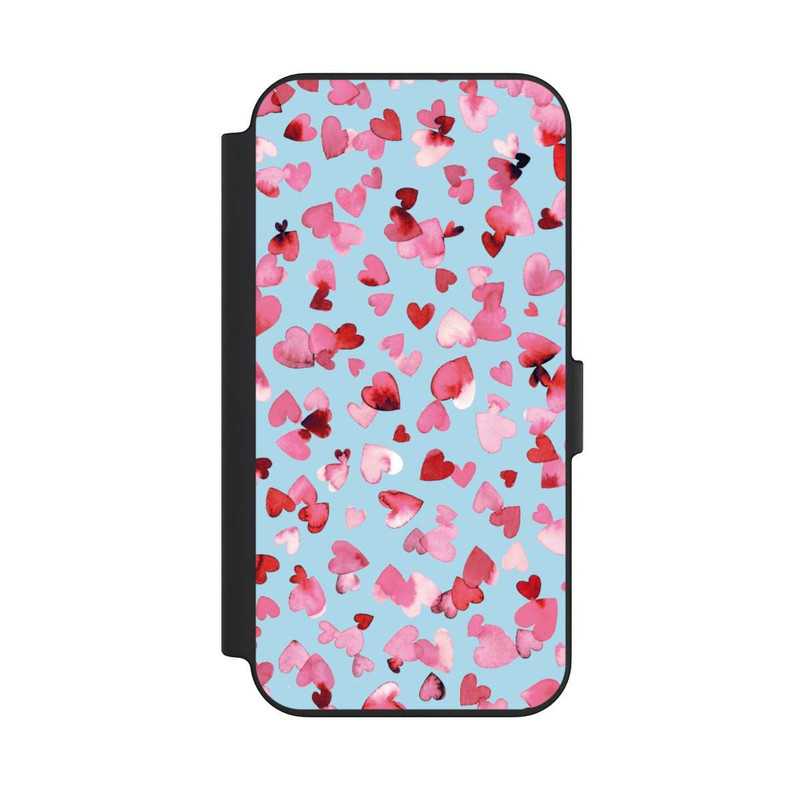 iPhone 13 NIVOflip Valentinstagsherzen in rosa blau