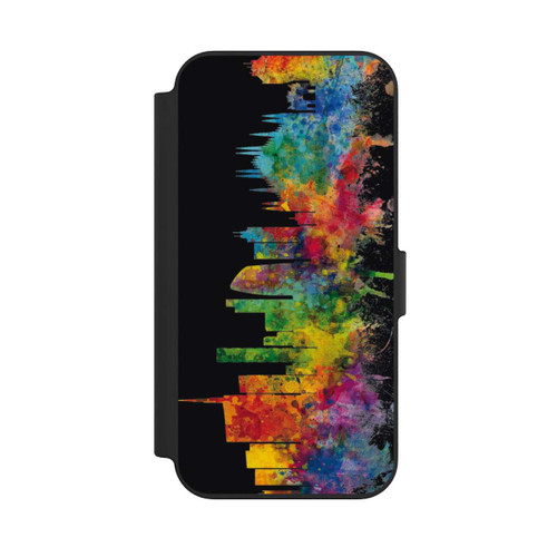 Apple iPhone 13 NIVOflip Milan Italy Skyline Black