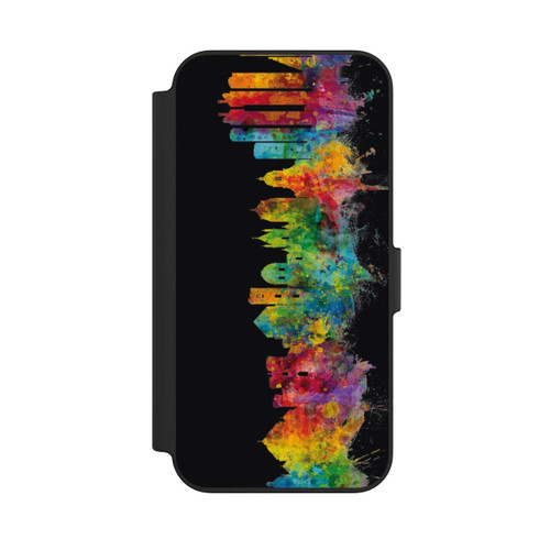 Apple iPhone 13 NIVOflip Naples Italy Skyline Black