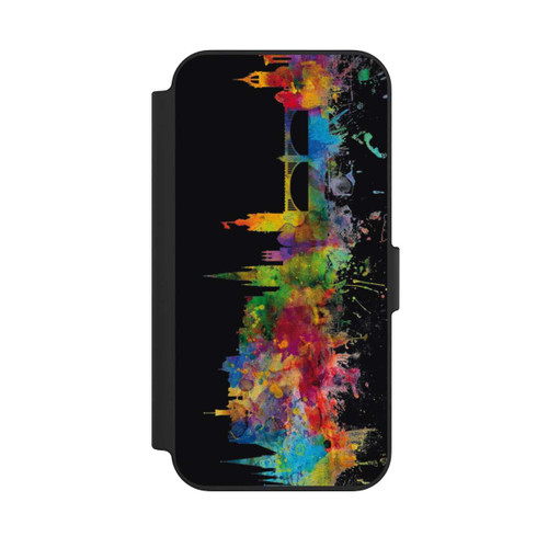 Apple iPhone 13 NIVOflip Edinburgh Scotland Skyline Black